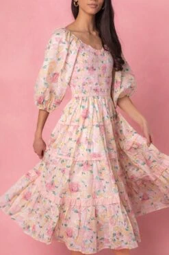 Roselyn Dress In Pastel Floral -Ivy City Co roselyn studio easter24 2 ec30f1c0 5a10 4f16 8937 a89f0b9fe270 556010