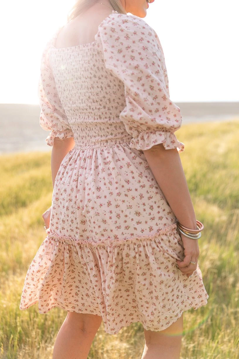 Short Madeline Dress in Pink - FINAL SALE Short Madeline Dress In Pink - FINAL SALE -Ivy City Co short madeline pink 10 906785