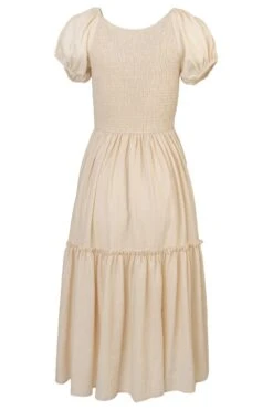 Sienna Dress In Cream - FINAL SALE -Ivy City Co siennaCream.back 739373