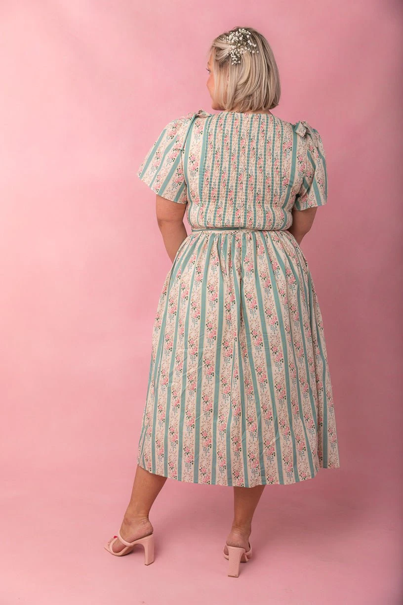 Sonnet Midi Dress in Vintage Rose Sonnet Midi Dress In Vintage Rose -Ivy City Co sonnet 11 887318