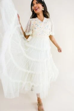 Annalise Dress In Light Yellow - FINAL SALE -Ivy City Co studio easter 121