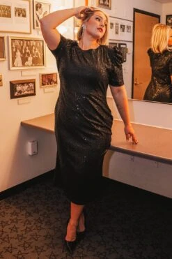 Starling Dress In Black Sequin -Ivy City Co web holiday2final starling 11 646695