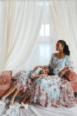 Catherine Dress In Blue Floral -Ivy City Co web lovers3 06