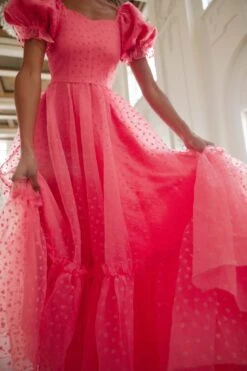 Wonderland Dress In Pink Hearts -Ivy City Co web valentinesday modestsizeinclusivedresses lovers 14