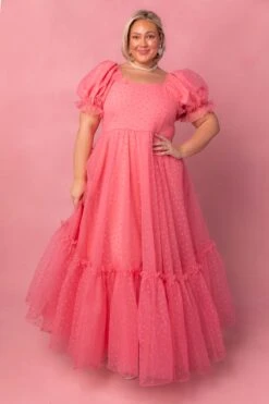 Wonderland Dress In Pink Hearts -Ivy City Co web valentinesday modestsizeinclusivedresses lovers 38