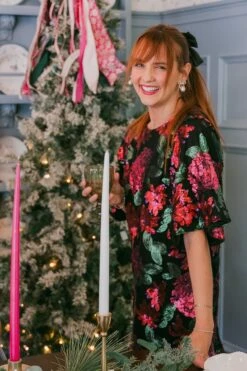 Evelyn Dress In Floral Sequin - FINAL SALE -Ivy City Co websize 358 598531