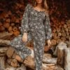 Willow Jumpsuit In Black Floral - FINAL SALE 2 Willow Jumpsuit In Black Floral - FINAL SALE -Ivy City Co willow 4 834830